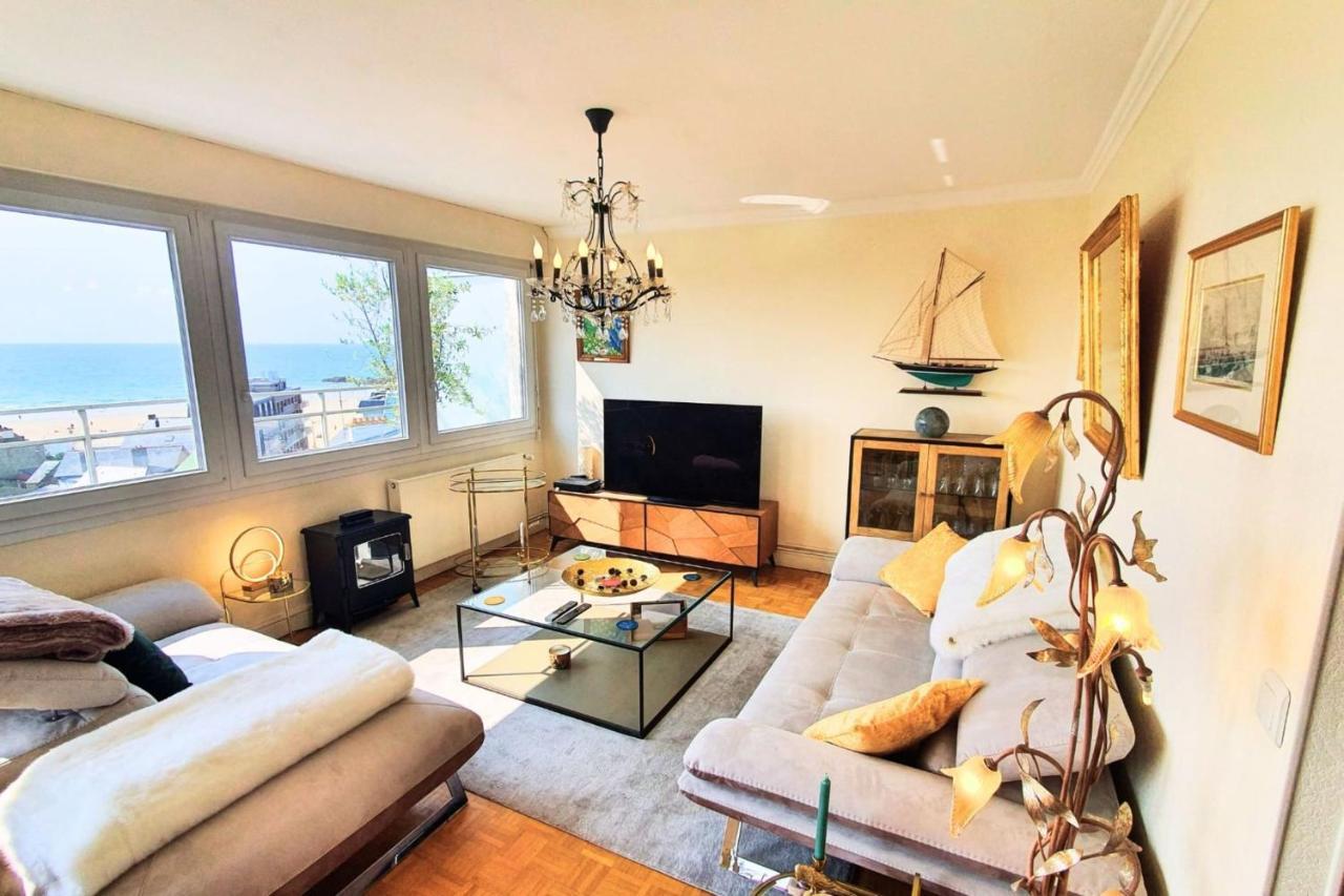 Bright Apt With Balcony Panoramic View سان مالو المظهر الخارجي الصورة